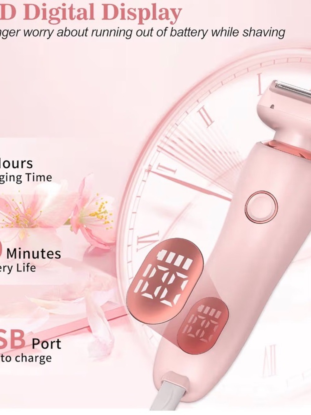 Pink Lady Shaver 2-in-1 Electric Razor - Picture 4 of 16